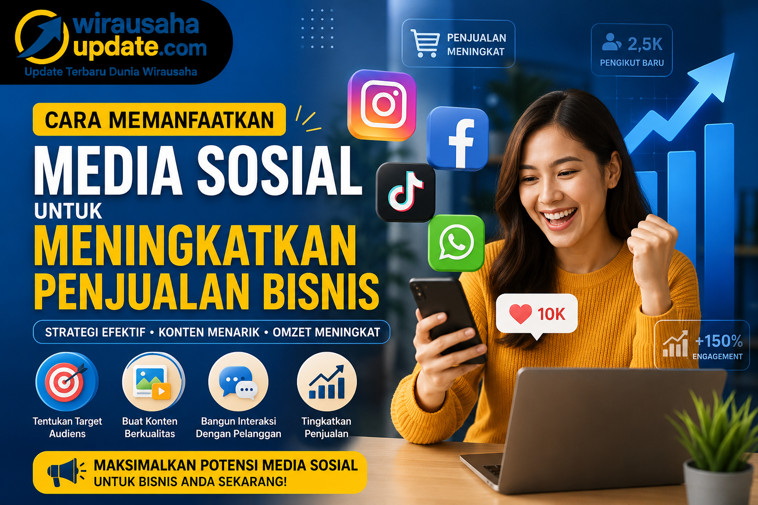 Media sosial marketing adalah strategi pemasaran yang menggunakan berbagai platform media sosial untuk mempromosikan produk atau jasa, membangun hubungan dengan pelanggan, meningkatkan brand awareness, serta menghasilkan penjualan.